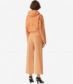 Cropped Orange Trousers