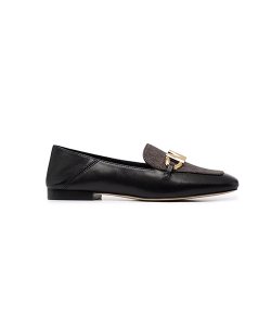 Izzy Black & Brown Logo Loafer