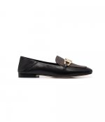 Izzy Black & Brown Logo Loafer