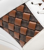 Georgie Trainer Brown Mini Logo Sneaker