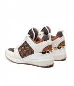 Georgie Trainer Brown Mini Logo Sneaker