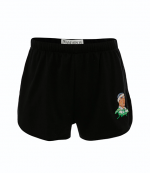 Embroidered Rugby Face Running Shorts
