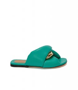 Women's Chain Turquoise Twist Sandal