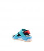 Y-3 Black Vivid Mint Bright Cyan Hokori Sandal