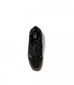 Maven Slip On Black Trainer