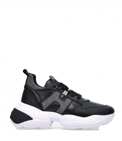 Hogan Interaction Black White Sneakers