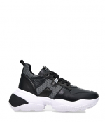 Hogan Interaction Black White Sneakers