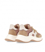 H585 Brown Pink White Sneakers