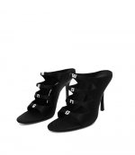 Lolita 105 Black Logo Sandal