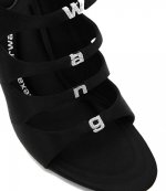 Lolita 105 Black Logo Sandal