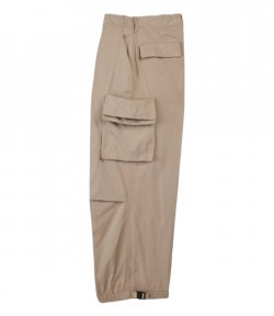 W TWILL CRGO PN Beige Cargo Pants