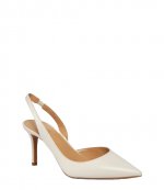 Alina Flex  Cream Leather Sling Pump