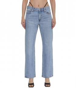 Mid Rise Relaxed Jean Prestyle Diamante Charm