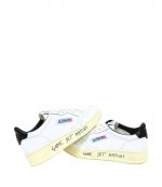 Medalist Low Woman Match/Leat White/Black