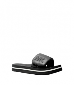 MK Black Platform Slide