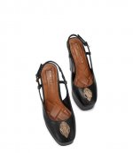 Belgravia Black Platform Slingback