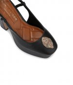 Belgravia Black Platform Slingback