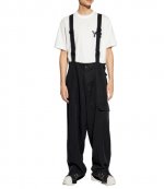 Suspender Black Pants