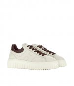 H-Stripes Allacciato H QZB Cream Bordeaux Sneakers