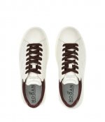 H-Stripes Allacciato H QZB Cream Bordeaux Sneakers