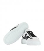 H-Stripes Allacciato H Spezzata Bianco Nero Sneakers