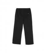 Wide Leg Sweat Pants New Stiff Black Stone