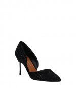 Black Bond 90 Suede black Rhinstones Pump