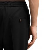 Black Elasticated Waist Pants