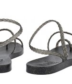 ANCIENT GREEK SANDALS BLACK GOLD GLITTER JELLY SANDAL