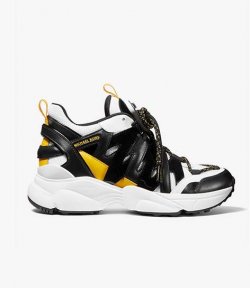 MICHAEL MICHAEL KORS HERO BLACK/OPTIC WHITE TRAINER